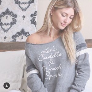 Off the shoulder sweater